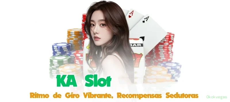 Imagem promocional da Okokvegas mostrando a plataforma e suas vantagens